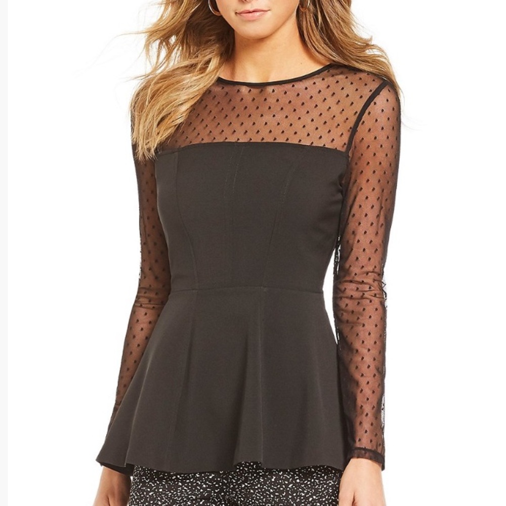 NWT Isaac Mizrahi Peplum Corset Top